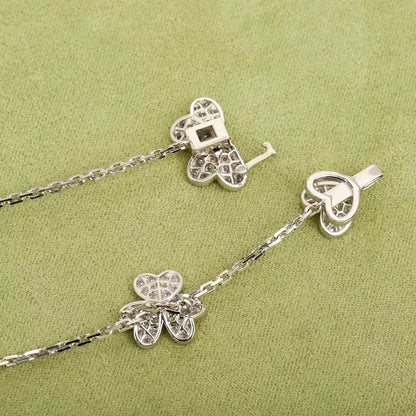 [OAK JURI]FRIVOLE SILVER 9 FLOWERS NECKLACE