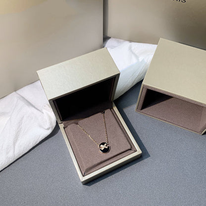 [OAK JURI]JEUX DE PINK GOLD DIAMOND NECKLACE