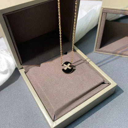 [OAK JURI]JEUX DE ROSE GOLD DIAMOND NECKLACE