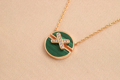 [OAK JURI]JEUX DE ROSE GOLD DIAMOND NECKLACE