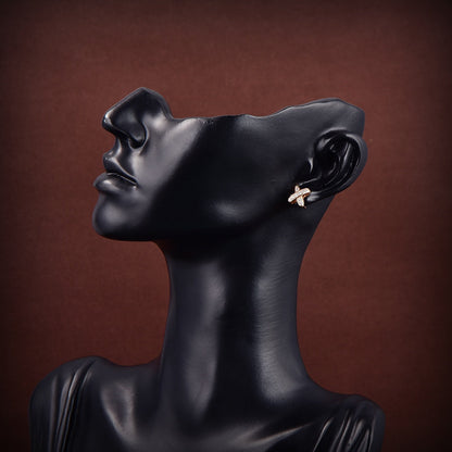 [OAK JURI]JEUX DE GOLD DIAMOND EARRINGS