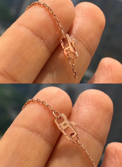 [OAK JURI]BLOSSOM PENDANT PINK GOLD AND DIAMOND
