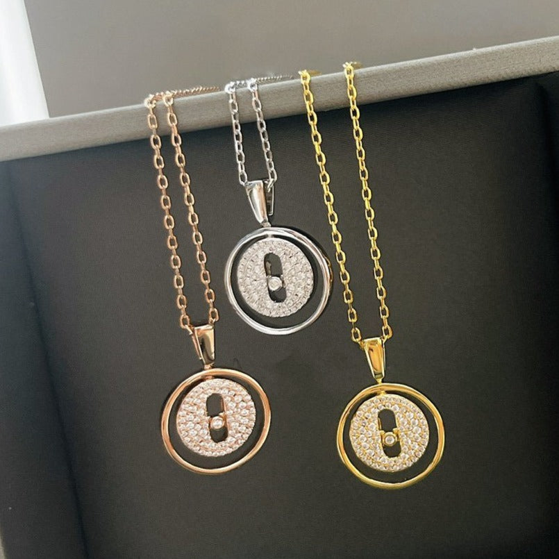 [OAK JURI]LUCKY MOVER PM PAVED NECKLACE