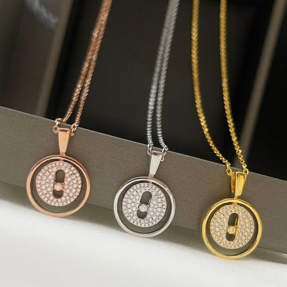 [OAK JURI]LUCKY MOVER PM PAVED NECKLACE