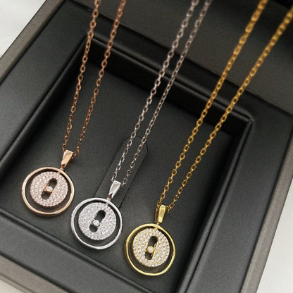 [OAK JURI]LUCKY MOVER PM PAVED NECKLACE