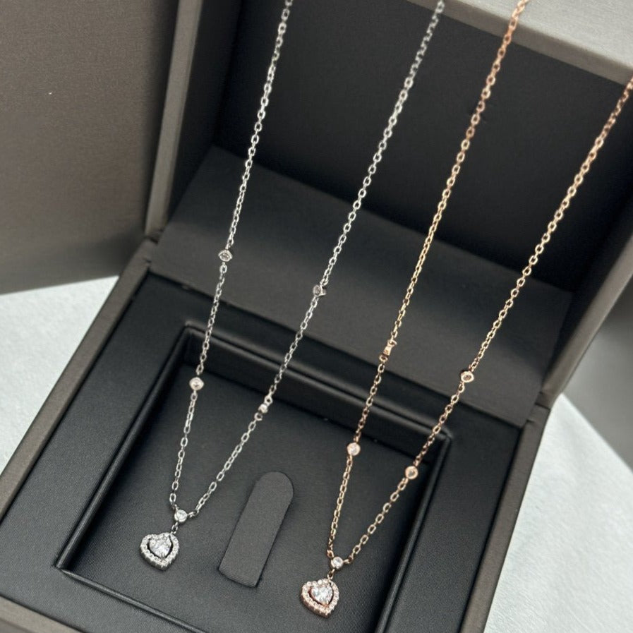 [OAK JURI]JOY HEART DIAMOND NECKLACE