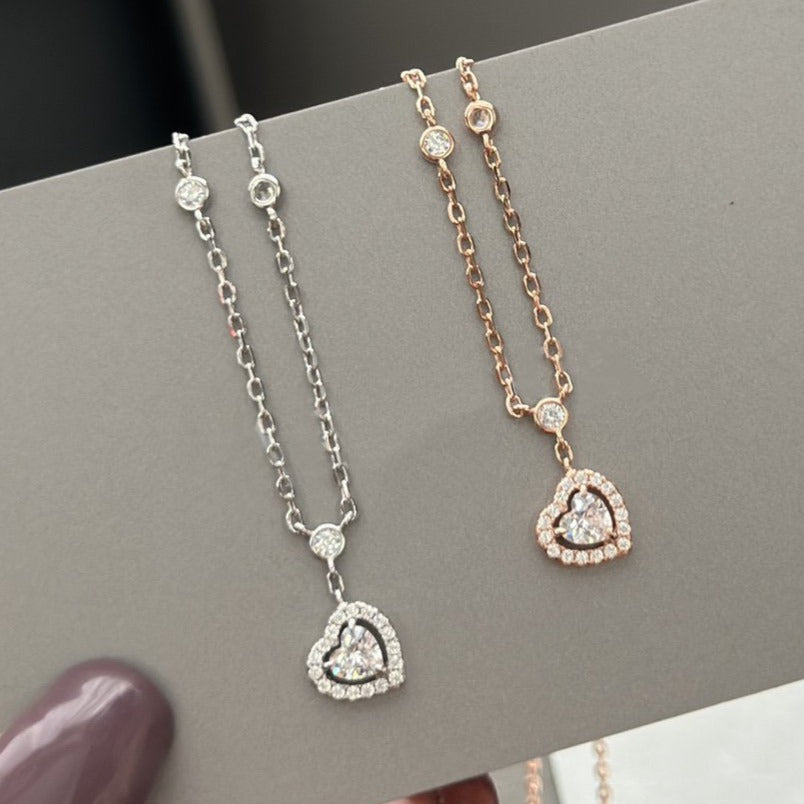 [OAK JURI]JOY HEART DIAMOND NECKLACE