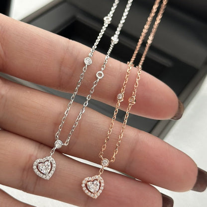 [OAK JURI]JOY HEART DIAMOND NECKLACE