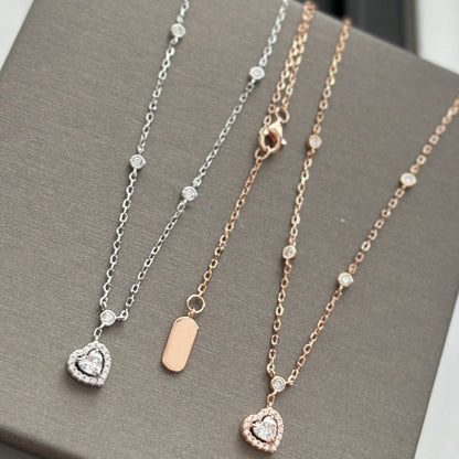 [OAK JURI]JOY HEART DIAMOND NECKLACE