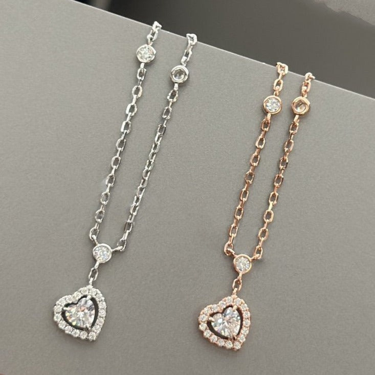 [OAK JURI]JOY HEART DIAMOND NECKLACE