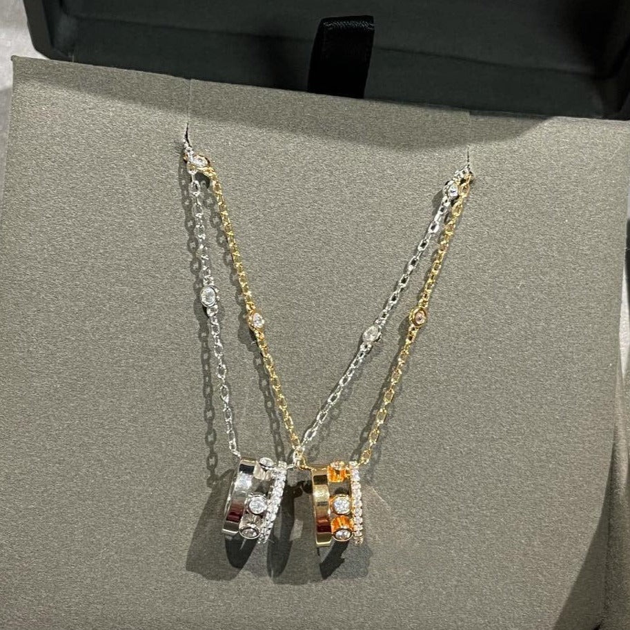 [OAK JURI]CHAIN MOVE ROMANE PEDAND NECKLACE