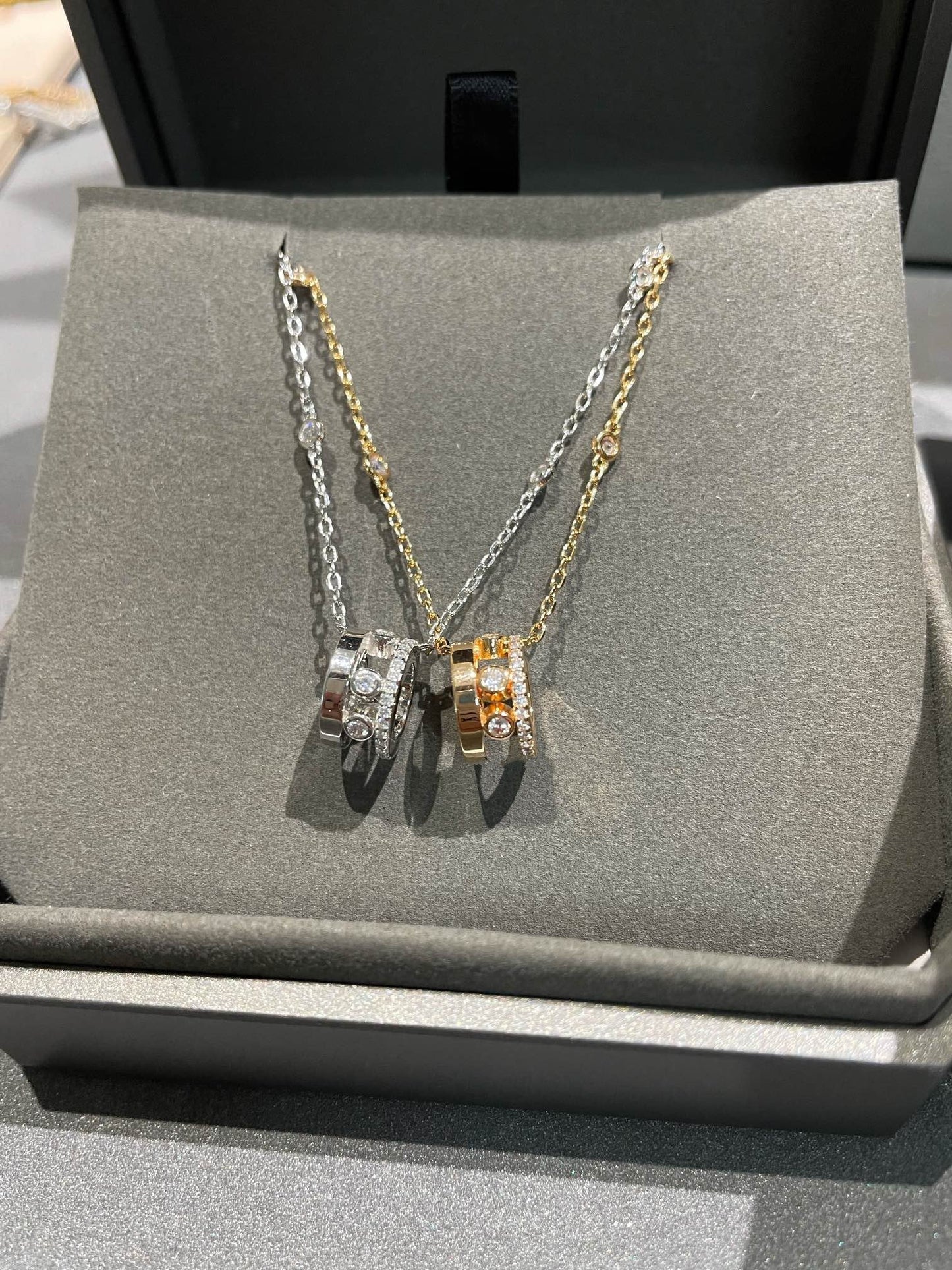 [OAK JURI]CHAIN MOVE ROMANE PEDAND NECKLACE