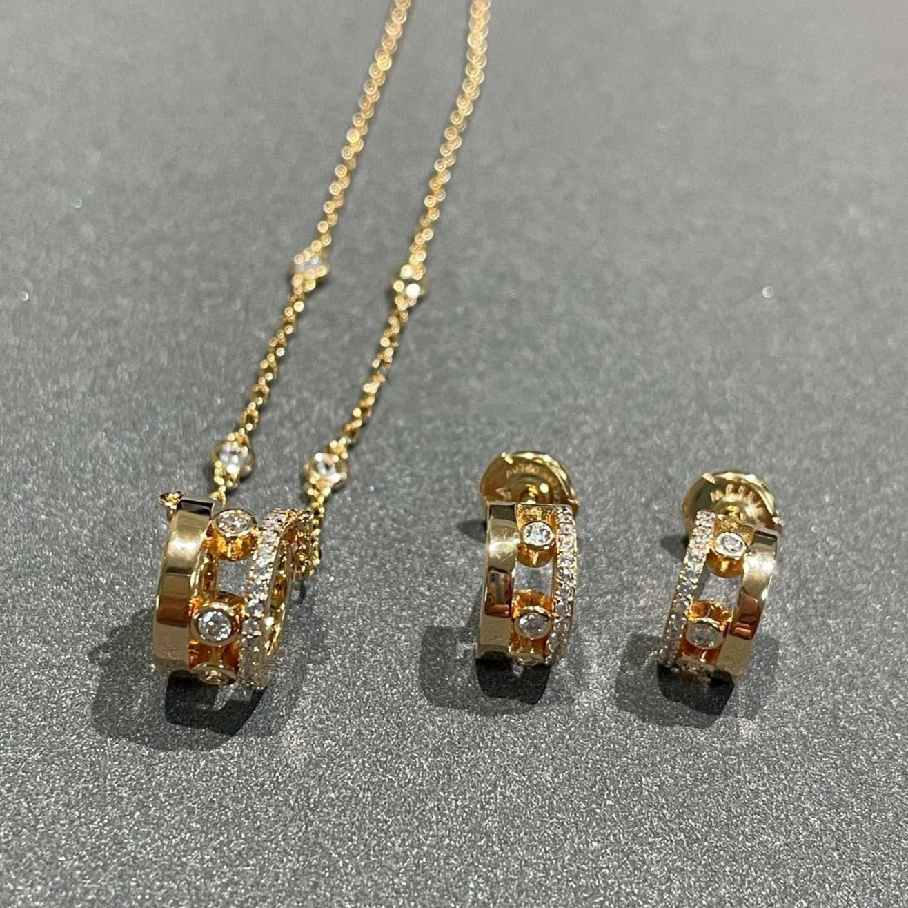 [OAK JURI]CHAIN MOVE ROMANE PEDAND NECKLACE