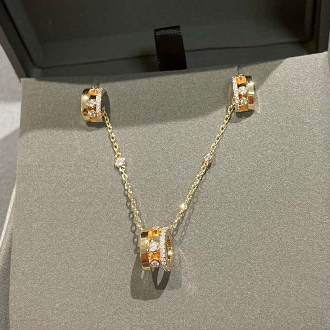 [OAK JURI]CHAIN MOVE ROMANE PEDAND NECKLACE