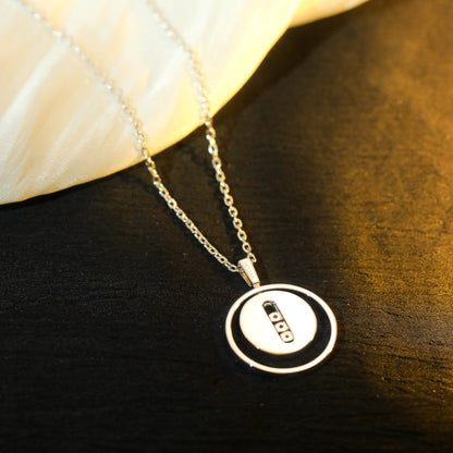 [OAK JURI]LUCKY MOVE MM SILVER DIAMOND NECKLACE