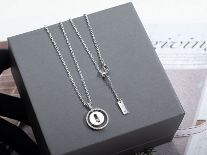 [OAK JURI]LUCKY MOVE PM NECKLACE SILVER DIAMOND