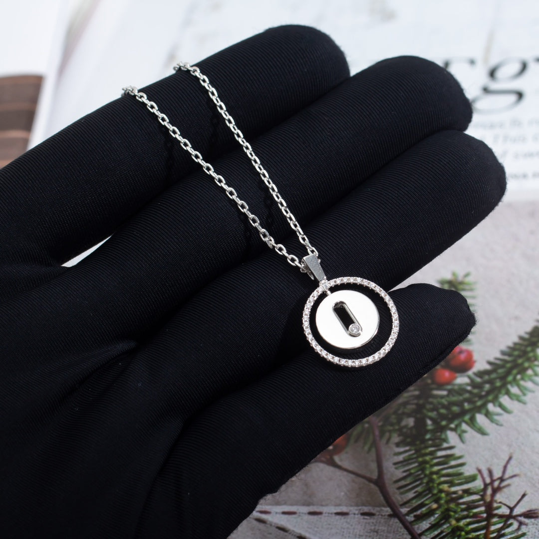 [OAK JURI]LUCKY MOVE PM NECKLACE SILVER DIAMOND