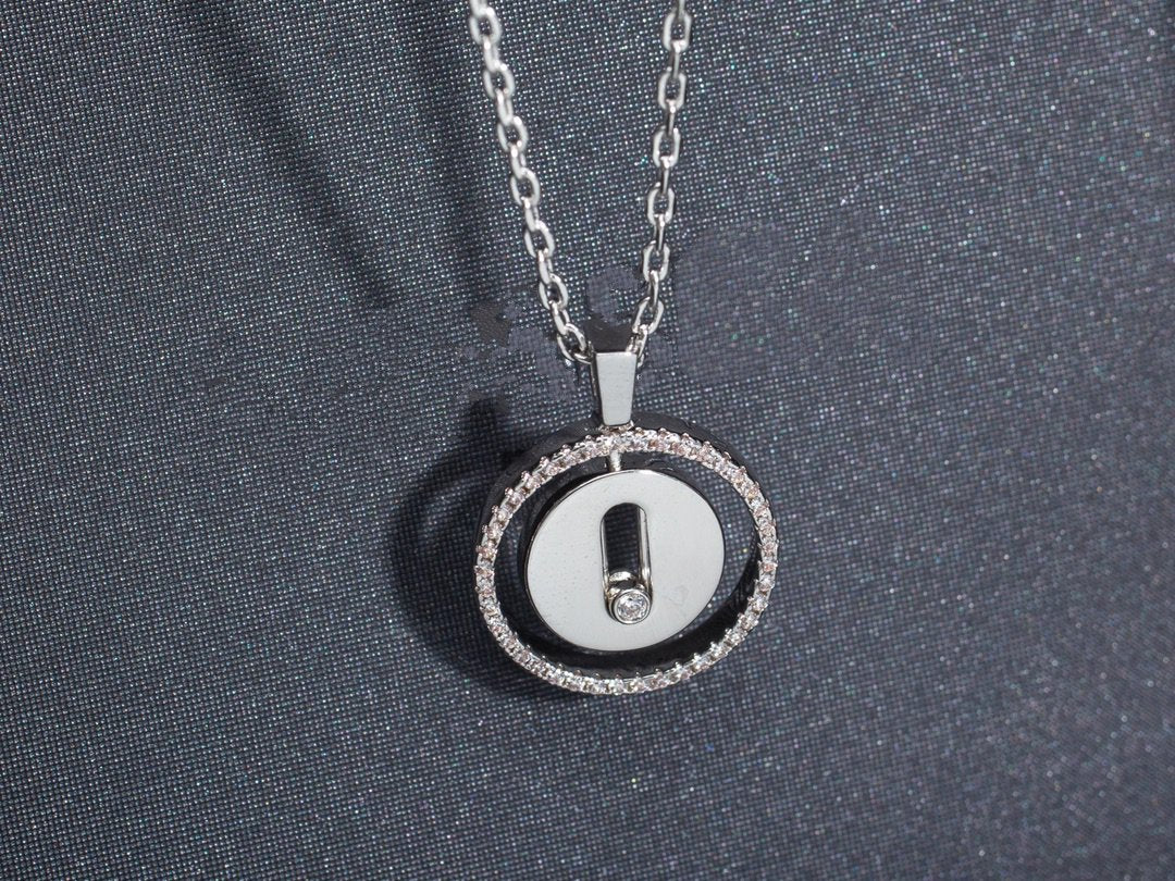 [OAK JURI]LUCKY MOVE PM NECKLACE SILVER DIAMOND