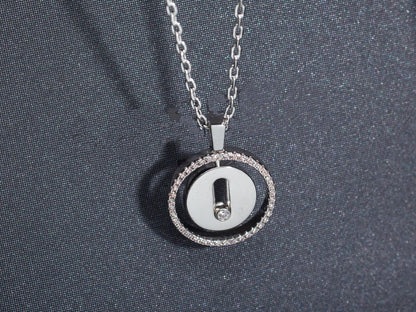 [OAK JURI]LUCKY MOVE PM NECKLACE SILVER DIAMOND