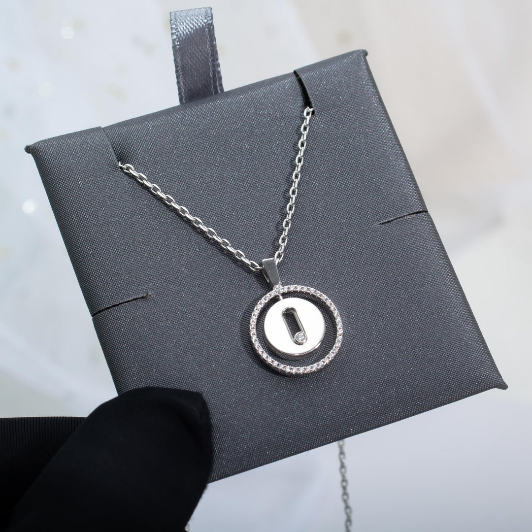 [OAK JURI]LUCKY MOVE PM NECKLACE SILVER DIAMOND
