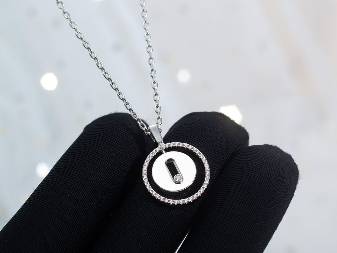 [OAK JURI]LUCKY MOVE PM NECKLACE SILVER DIAMOND