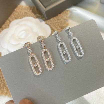 [OAK JURI]DORMEUSES MOVE UNO DIAMOND EARRINGS