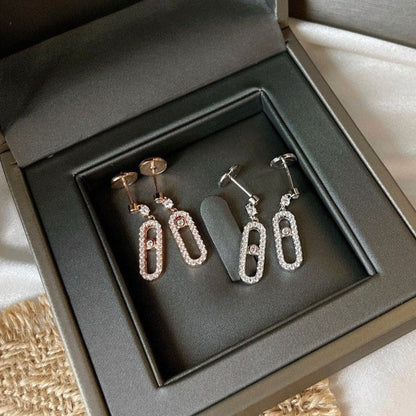 [OAK JURI]DORMEUSES MOVE UNO DIAMOND EARRINGS