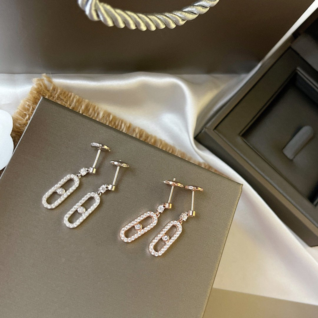 [OAK JURI]DORMEUSES MOVE UNO DIAMOND EARRINGS