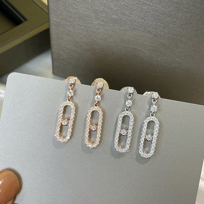 [OAK JURI]DORMEUSES MOVE UNO DIAMOND EARRINGS