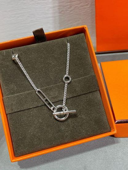 [OAK JURI]HM STERLING CHAINE D'ANCRE HEART