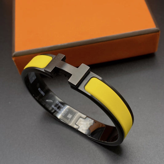[OAK JURI]CLIC HM SO BLACK YELLOW BRACELET