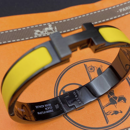 [OAK JURI]CLIC HM SO BLACK YELLOW BRACELET