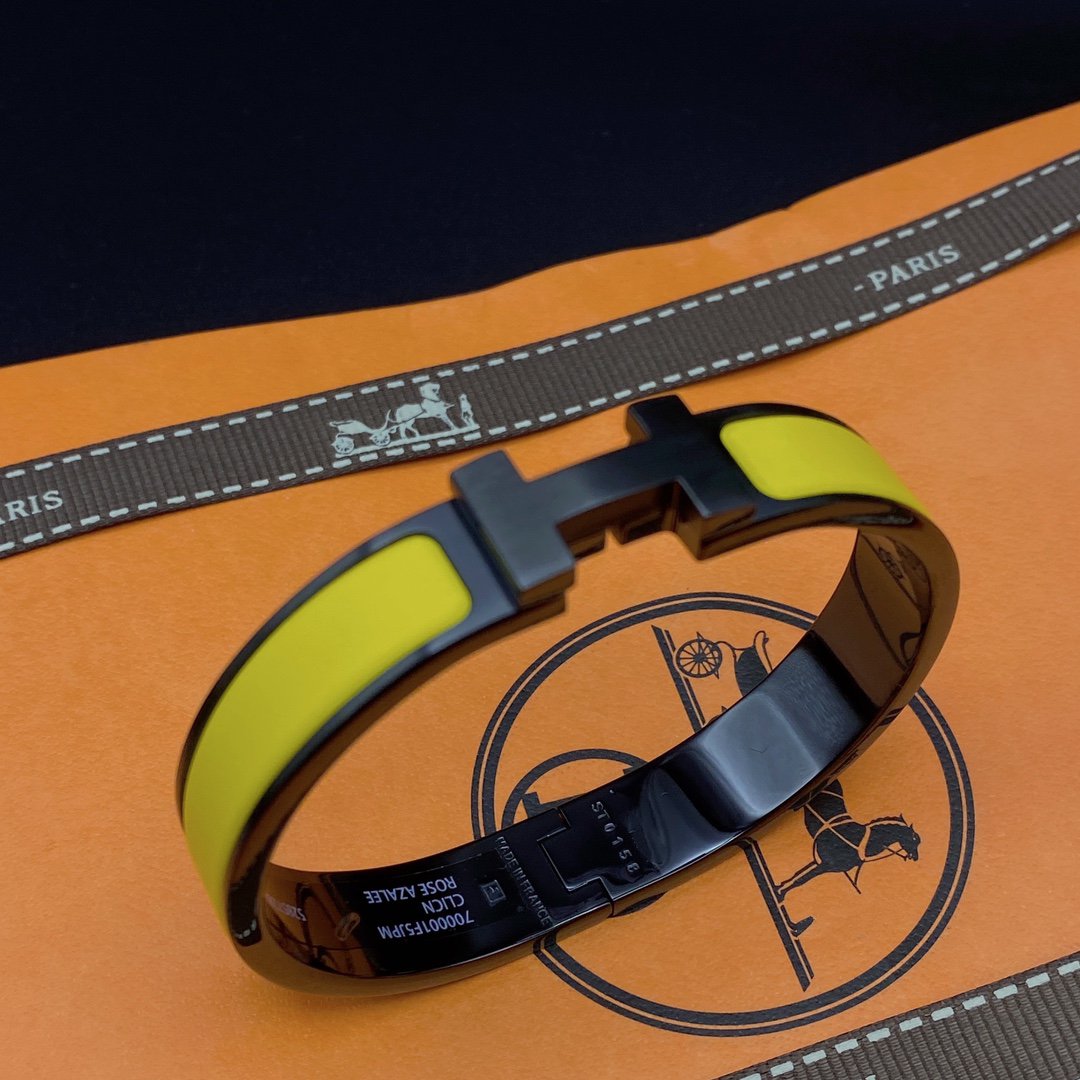 [OAK JURI]CLIC HM SO BLACK YELLOW BRACELET