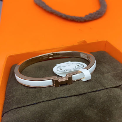 [OAK JURI]CLASSIC HM CLIC WHITE 8MM ENAMEL BRACELET