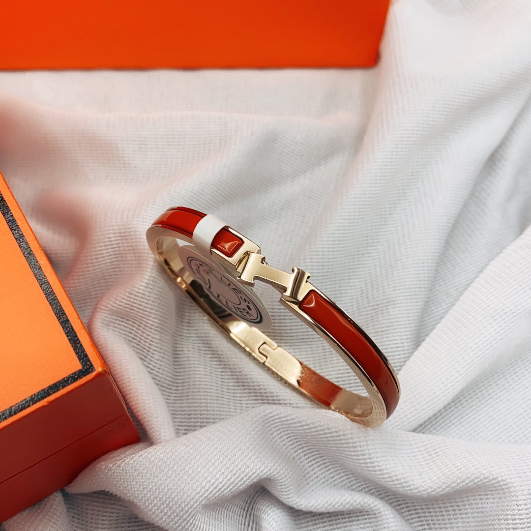 [OAK JURI]CLASSIC HM CLIC RED 8MM ENAMEL BRACELET