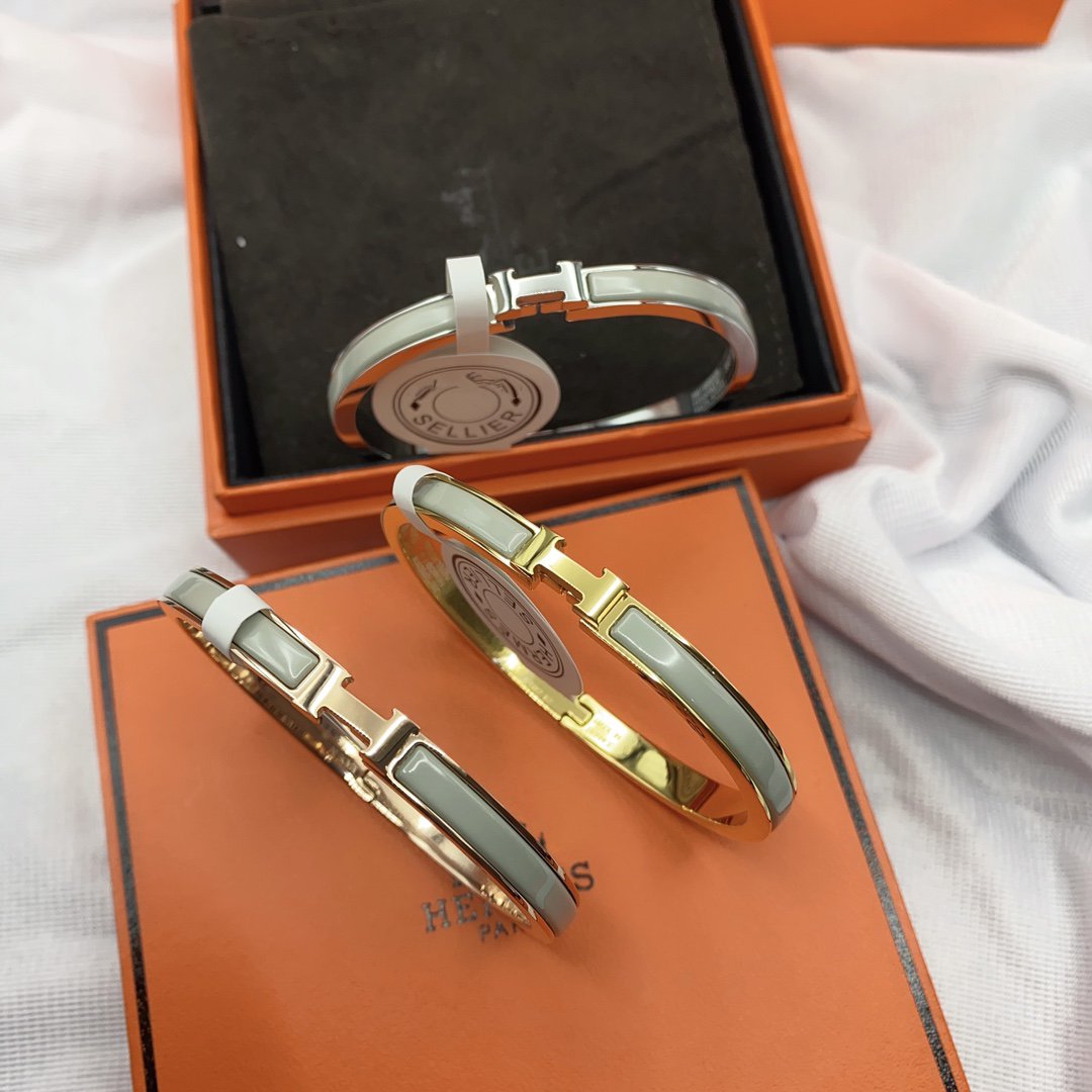 [OAK JURI]CLASSIC HM CLIC GREEN 8MM ENAMEL BRACELET