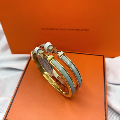 [OAK JURI]CLASSIC HM CLIC GREEN 8MM ENAMEL BRACELET