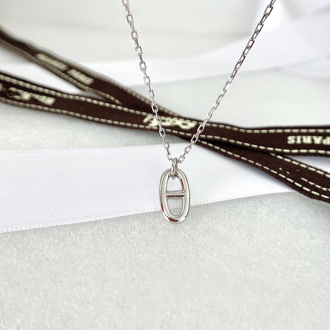 [OAK JURI]HM PIG NOSE NECKLACE