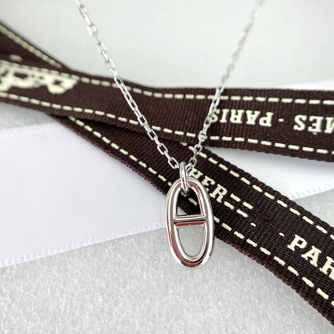 [OAK JURI]HM PIG NOSE NECKLACE