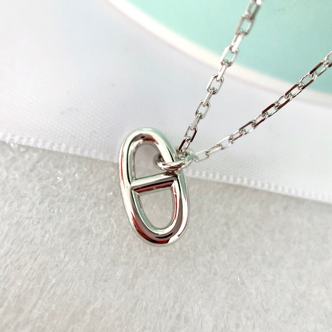 [OAK JURI]HM PIG NOSE NECKLACE