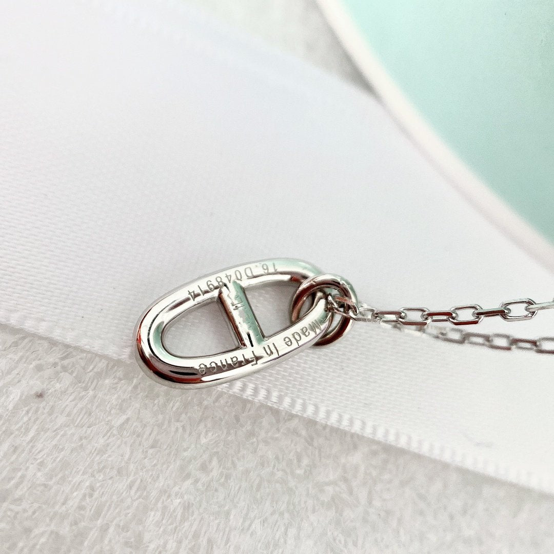 [OAK JURI]HM PIG NOSE NECKLACE