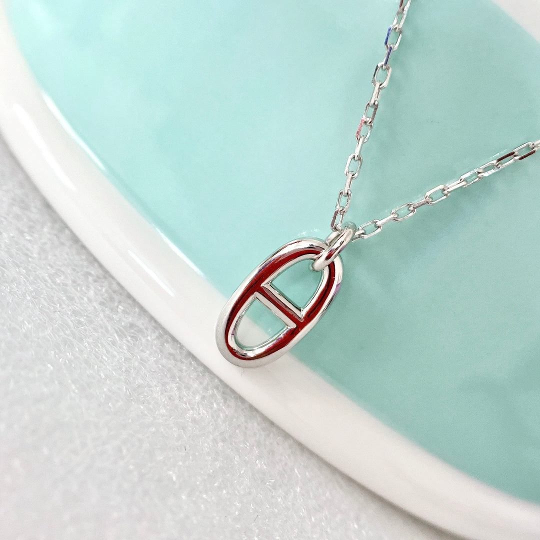 [OAK JURI]HM PIG NOSE NECKLACE