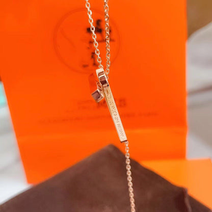 [OAK JURI]HM NECKLACE PLATINUM ROSE GOLD DIAMOND