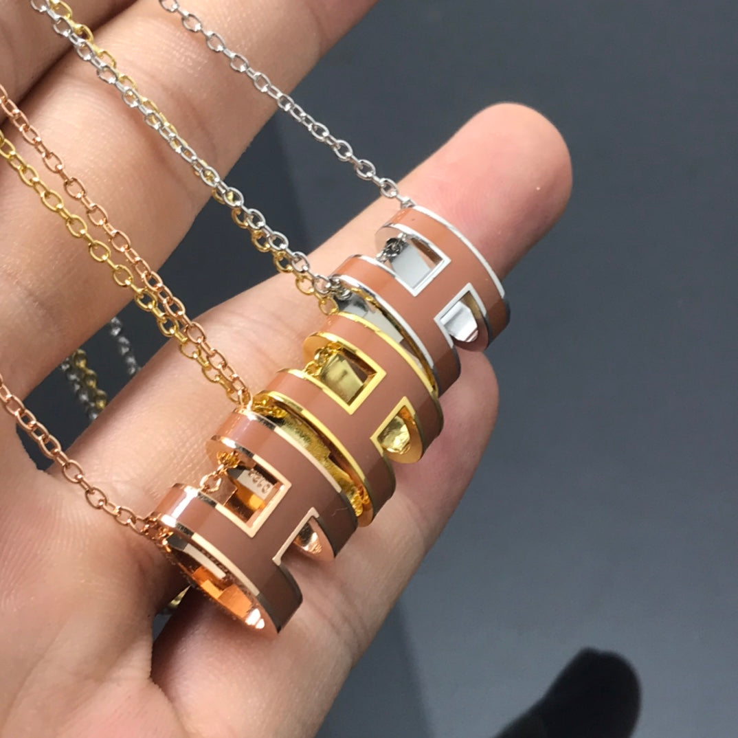 [OAK JURI]H NECKLACE BROWN