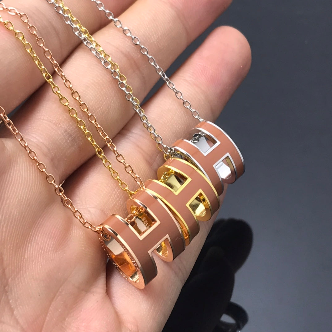 [OAK JURI]H NECKLACE BROWN