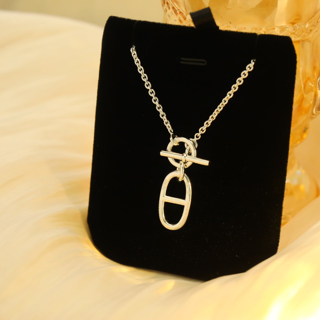 [OAK JURI]HM CHAINE D'ANCRE PENDANT NECKLACE STERLING SILVER