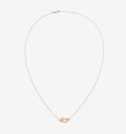 [OAK JURI]FORCE 10 DIAMOND PINK GOLD NECKLACE MINI MODEL