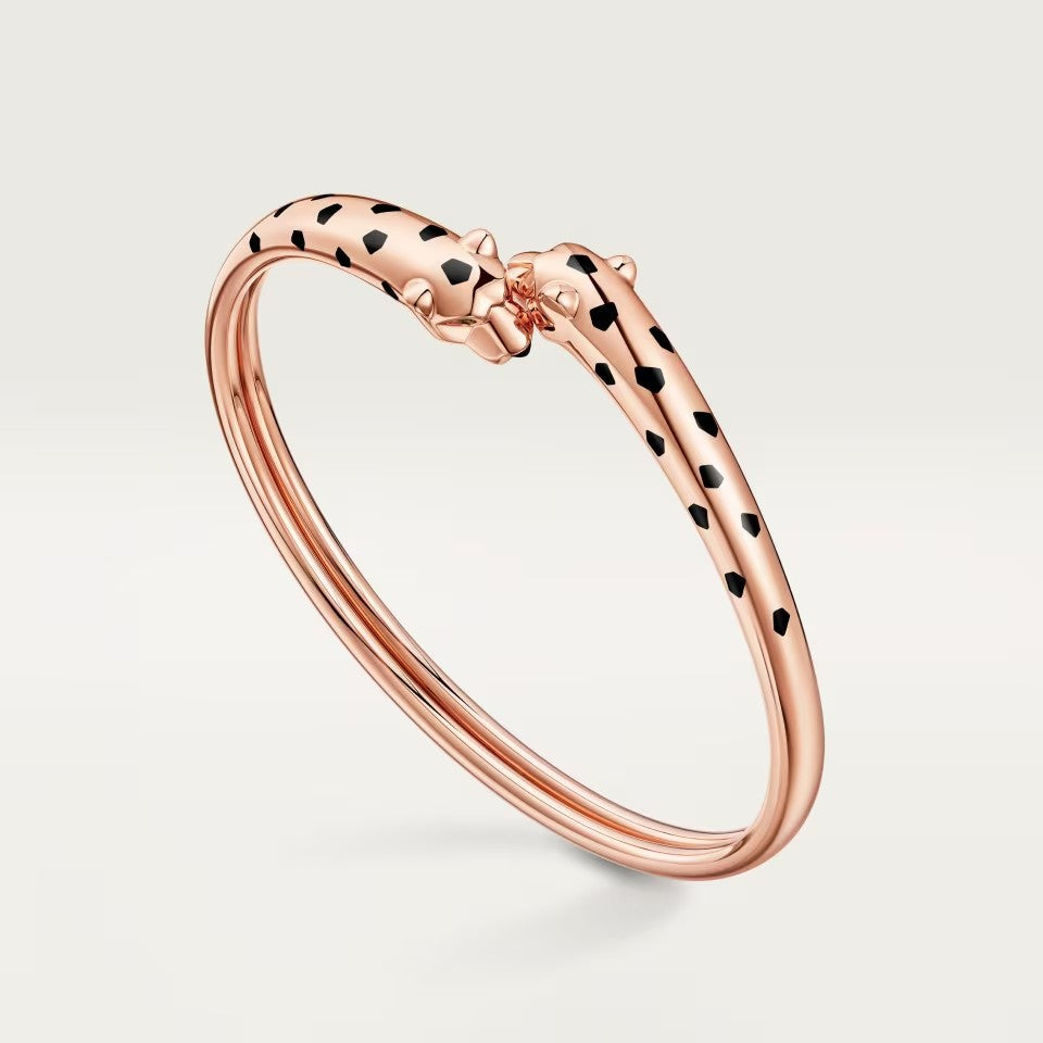 [OAK JURI]PANTHERE DOUBLE HEADED OPEN BRACELET