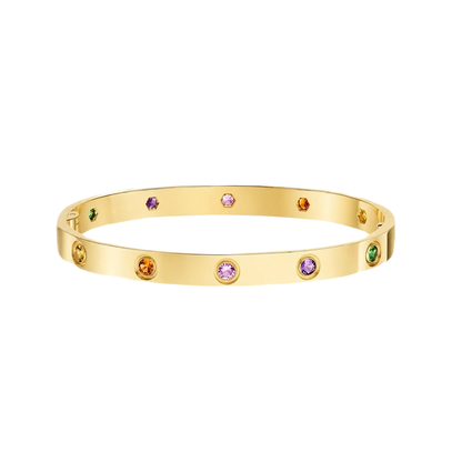[OAK JURI]2026 RAINBOW LOVE BRACELET 6.1MM  10 DIAMONDS