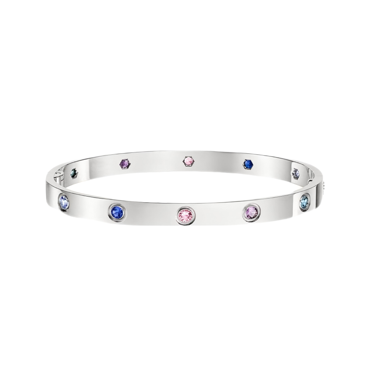 [OAK JURI]2026 RAINBOW LOVE BRACELET 6.1MM  10 DIAMONDS